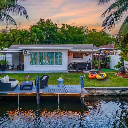 Riverwalk Villa I Private Dock & Hot Tub فورت لودرديل المظهر الخارجي الصورة